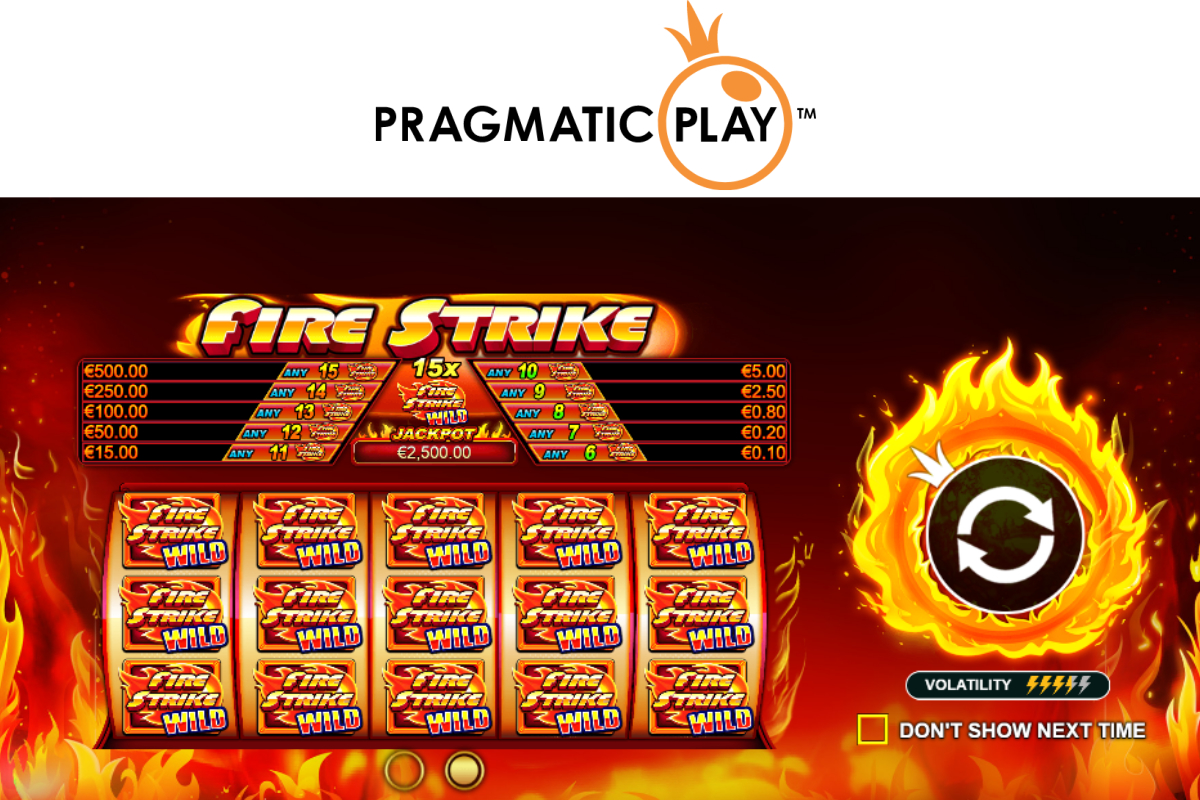 Pragmatic Play Reveals Its Latest Video Slot- Fire Strike