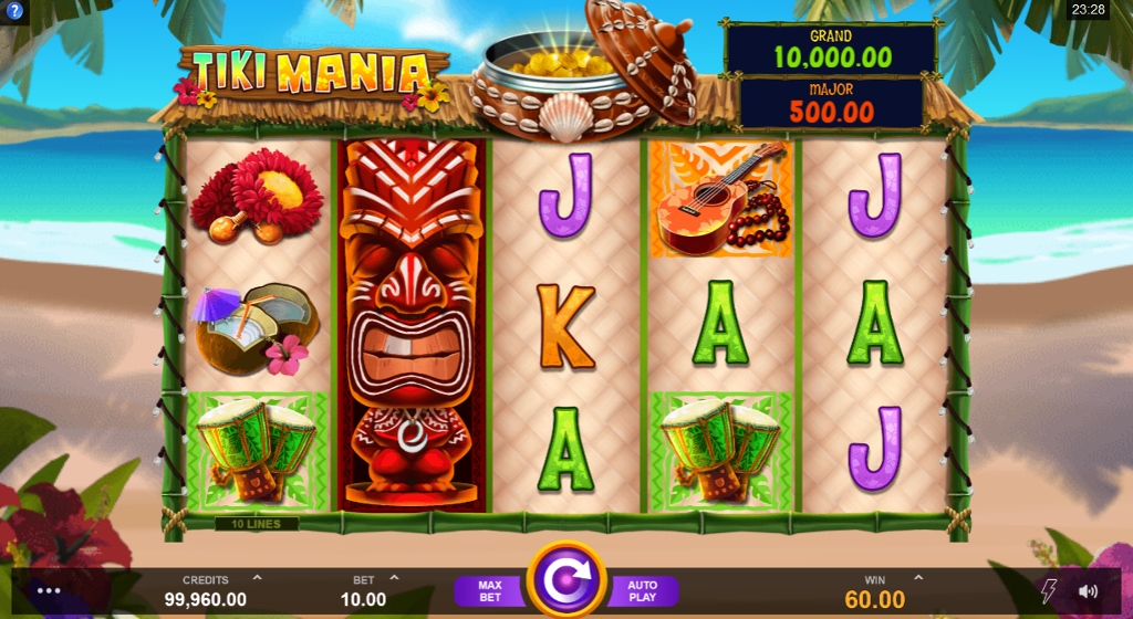 Try Tiki Mania At Your Favourite Microgaming Casino