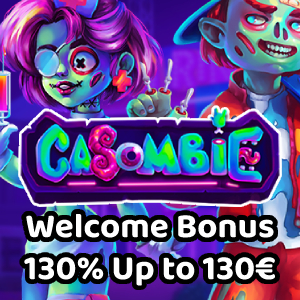 Embark on a journey with the dead at Casombie Casino!
Countless deals and promotions waiting for you in this underworld paradise!