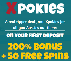 Xpokies - ein Online Casino mit 500% Bonus bis zu $2000 + 100 Freispiele insgesamt!